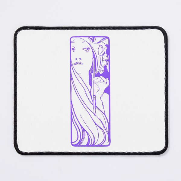Item preview, Alphonse Mucha "the muse of art" (violet) designed and sold by Heraldry design.