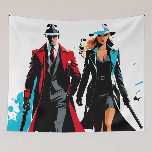 Item preview, Mafia Resonance: Digital Silhouettes that Delight the Senses designed and sold by Artedig.