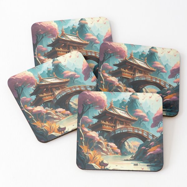 Item preview, Japanese spring garden painting designed and sold by this-is-mona.