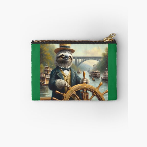Item preview, Sloth Riverboat Captain designed and sold by CrankyOldDude.