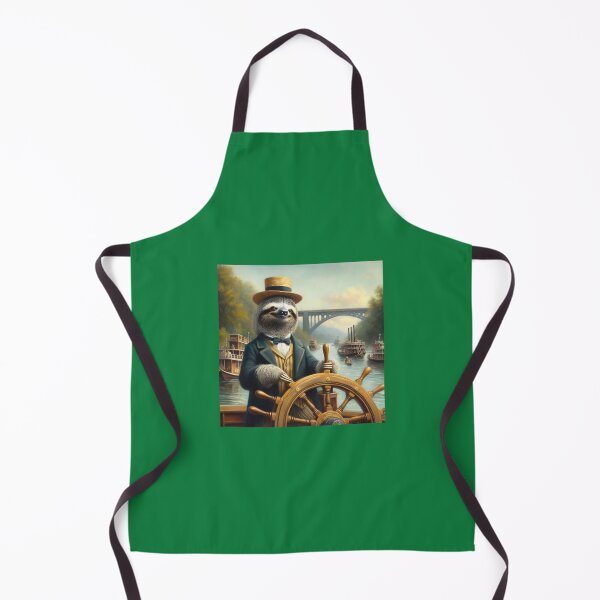 Item preview, Sloth Riverboat Captain designed and sold by CrankyOldDude.
