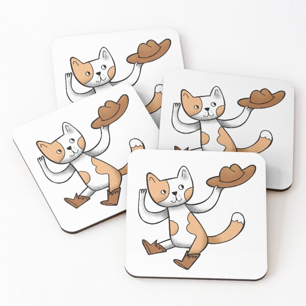 Item preview, Cat in a COWBOY hat and boots designed and sold by jasmineberry.