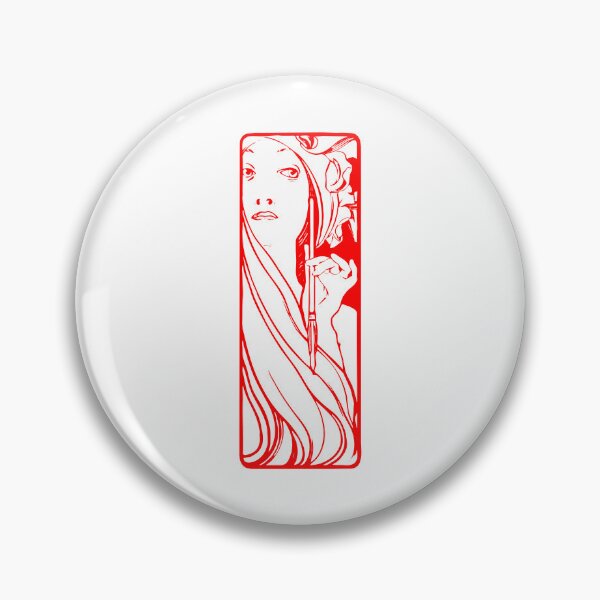 Item preview, Alphonse Mucha "the muse of art" (red) designed and sold by Heraldry design.
