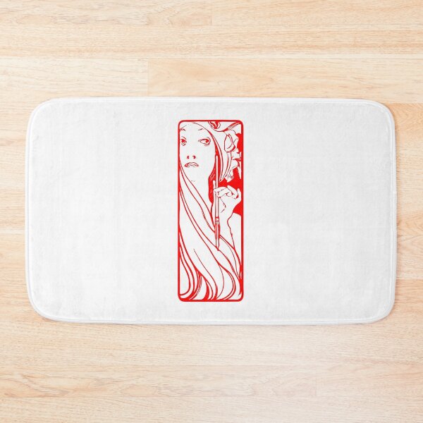 Item preview, Alphonse Mucha "the muse of art" (red) designed and sold by Heraldry design.