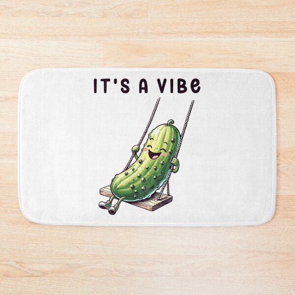 Item preview, Happy Pickle On A Swing Its A Vibe designed and sold by CosyTeal.