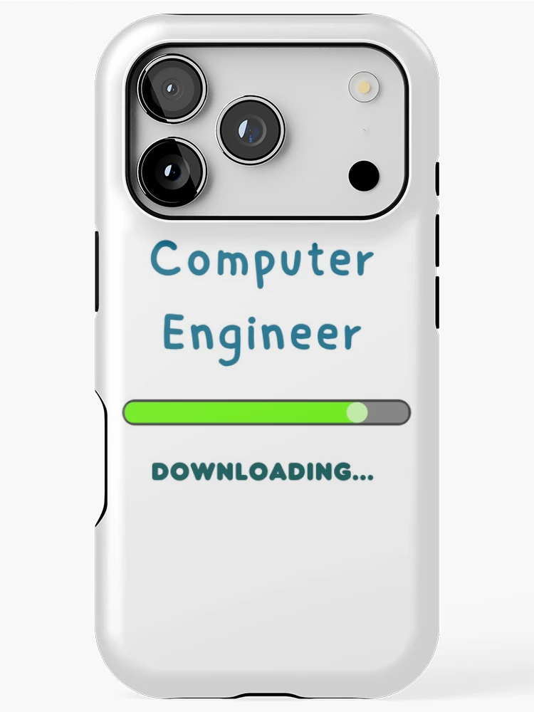Thumbnail 1 of 4, iPhone Case, Computer Engineer Loading || In Progress designed and sold by ShopWearInspire.
