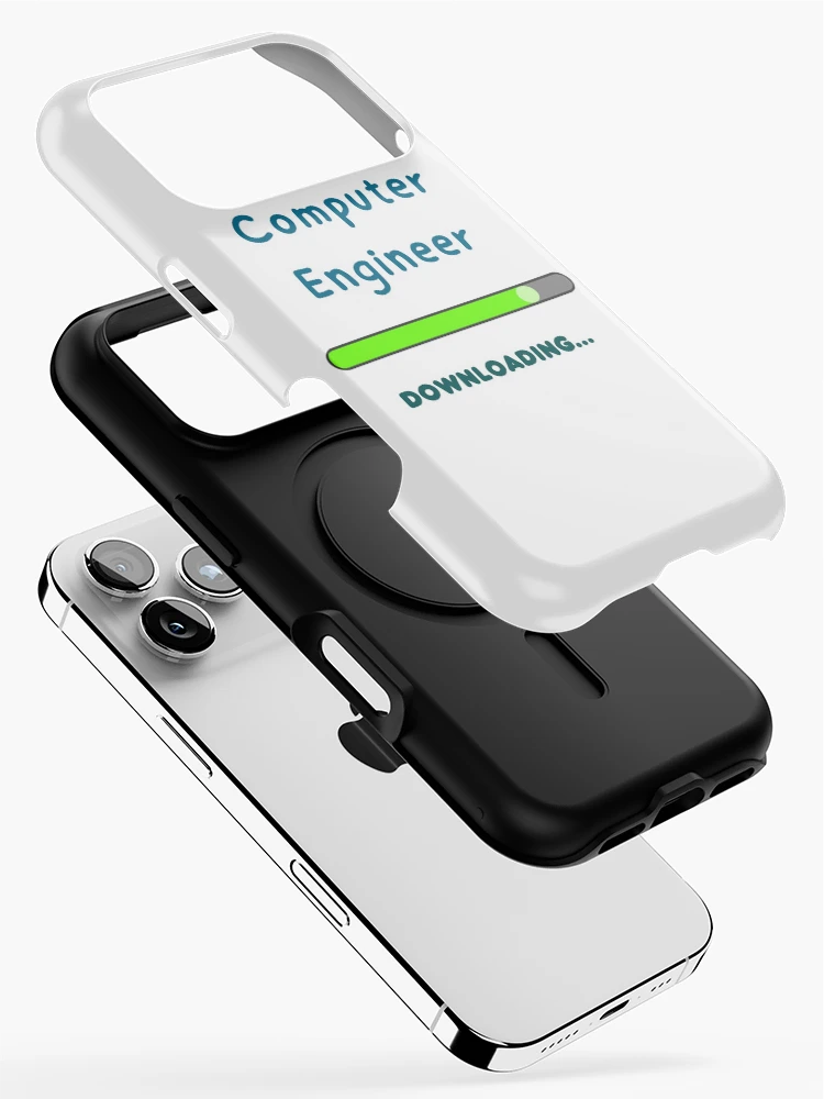 Thumbnail 2 of 4, iPhone Case, Computer Engineer Loading || In Progress designed and sold by ShopWearInspire.