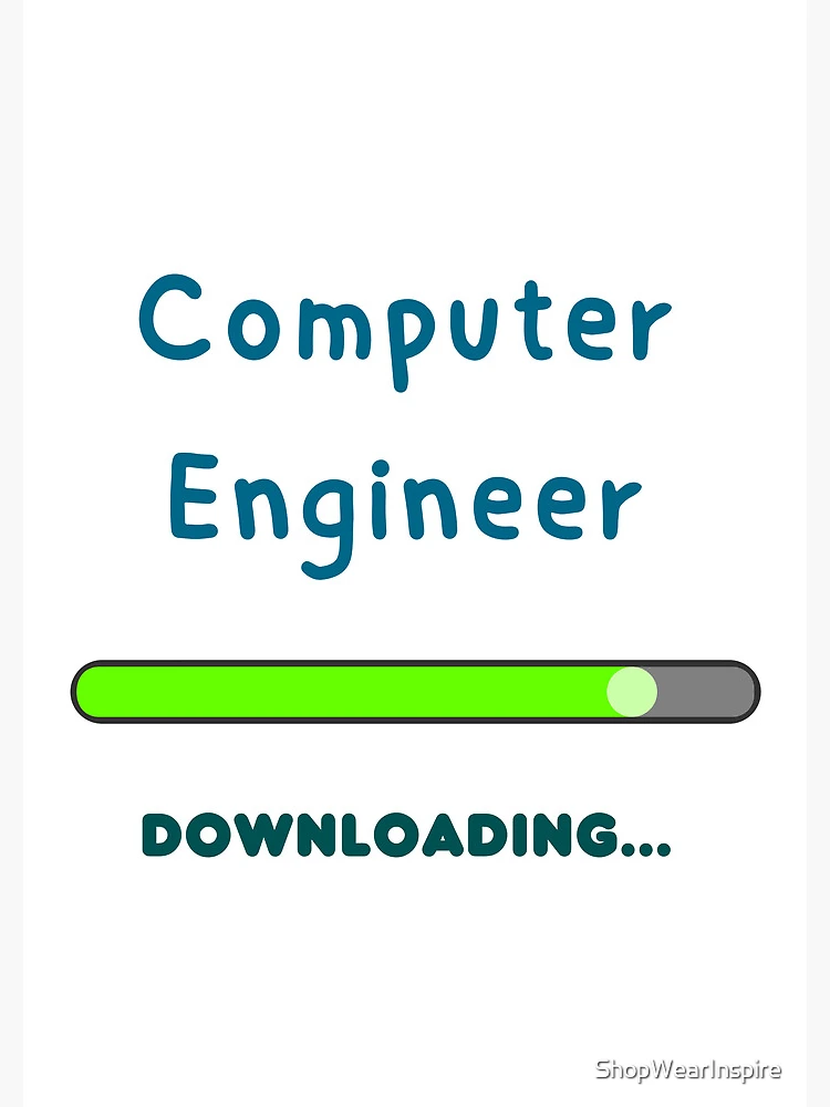 Thumbnail 3 of 3, Journal, Computer Engineer Loading || In Progress designed and sold by ShopWearInspire.