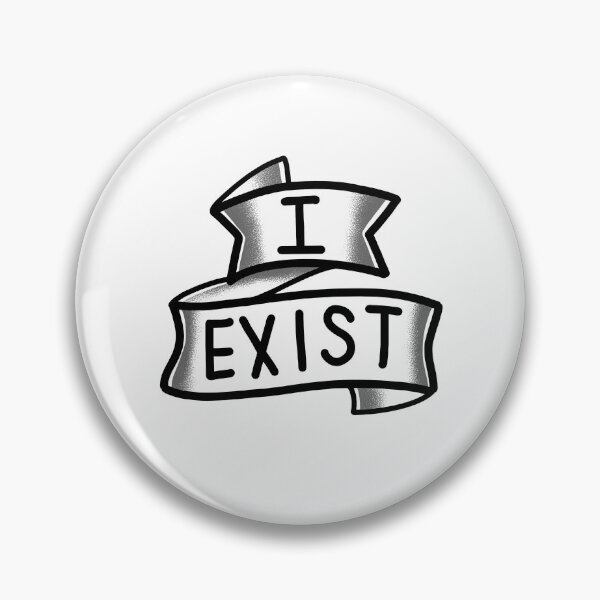 Item preview, Flash Tattoo I EXIST designed and sold by jazzydevil.