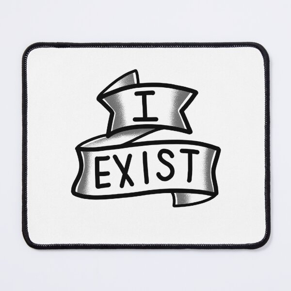 Item preview, Flash Tattoo I EXIST designed and sold by jazzydevil.
