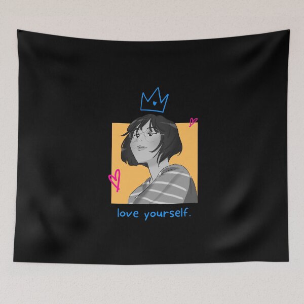 Item preview, Love Yourself Anime Quote designed and sold by MotionWaves.