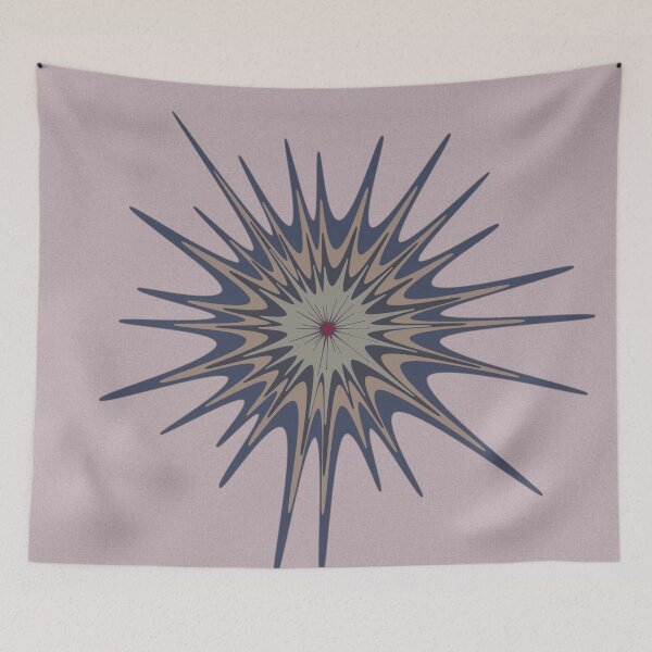 Item preview, Steel Blue Micro Stellate designed and sold by Tactux - Digital Artist.