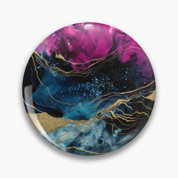 Item preview, Blue Marble Pink Gold Glitter Rich  #decor #art #design designed and sold by GrinGalore.