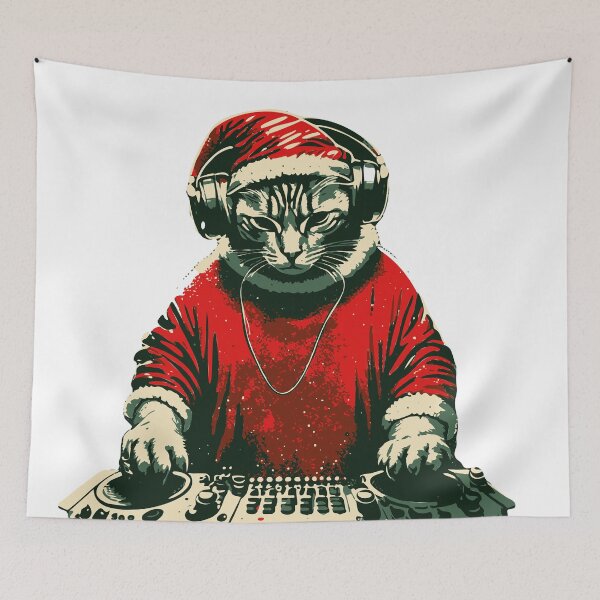 Item preview, DJCat. Party. happy New Year designed and sold by ADcreate3D.