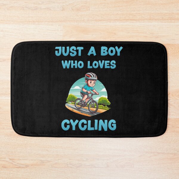 Item preview, Just a boy who loves cycling designed and sold by HeadTurningArt.