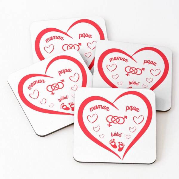 Item preview, Birth Heart Illustration: Love of Mom, Dad, and Baby designed and sold by LIAMRIVIERART.