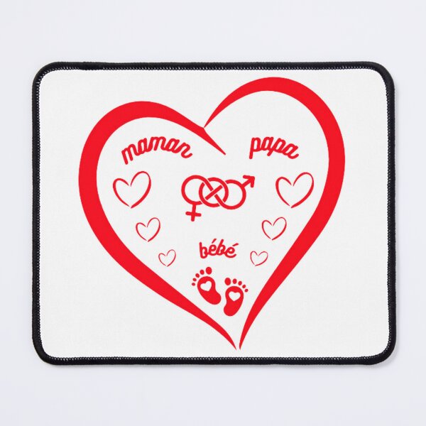 Item preview, Birth Heart Illustration: Love of Mom, Dad, and Baby designed and sold by LIAMRIVIERART.