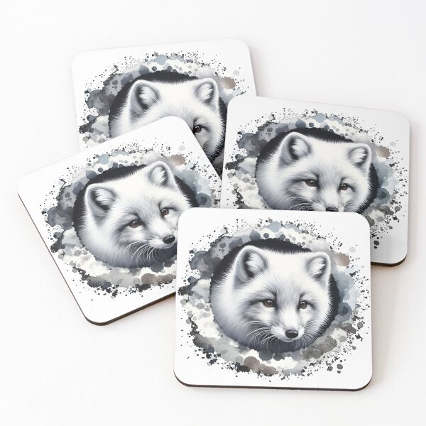Item preview, Arctic fox animal art designed and sold by RubisLeaf.
