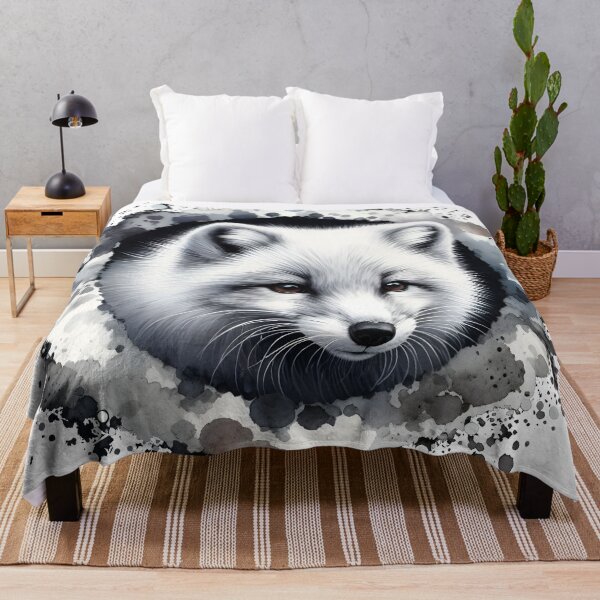 Item preview, Arctic fox animal art designed and sold by RubisLeaf.
