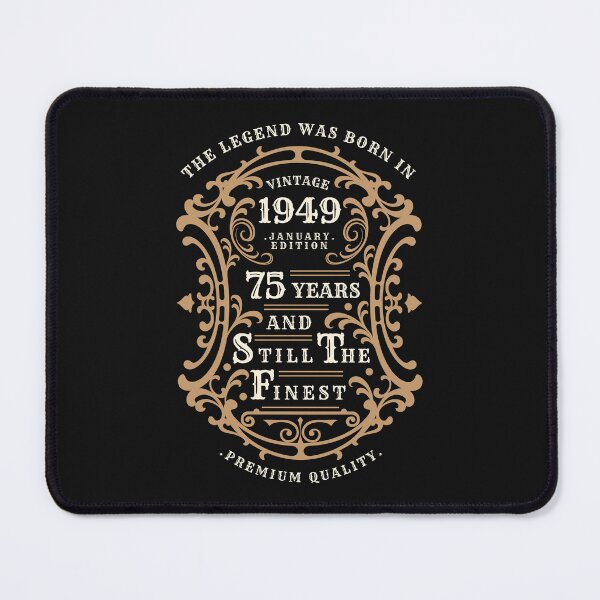 Item preview, Vintage Born January 1949 | 75 Years Old Legend | 75th Birthday designed and sold by 4TeeToo.