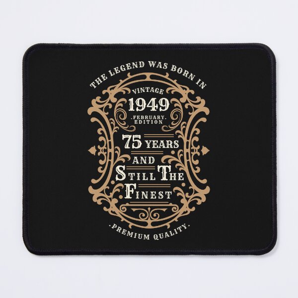 Item preview, Vintage Born February 1949 | 75 Years Old Legend | 75th Birthday designed and sold by 4TeeToo.