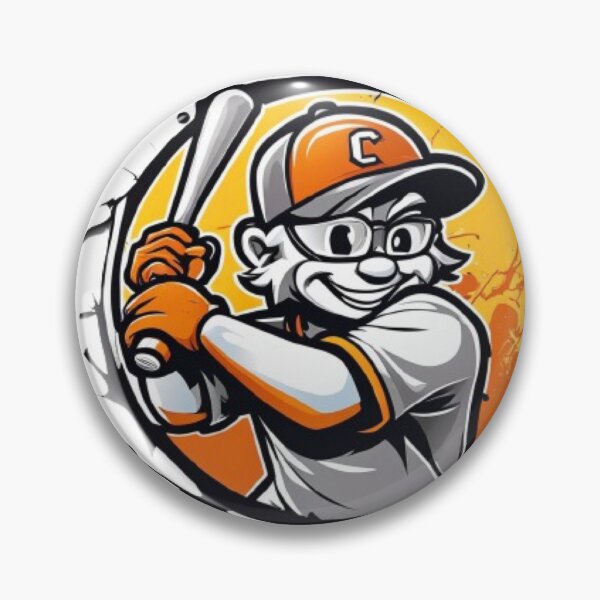 Artikelvorschau, Cartoon-Figur, die Baseball spielt entworfen und verkauft von HarmonyGuitars.