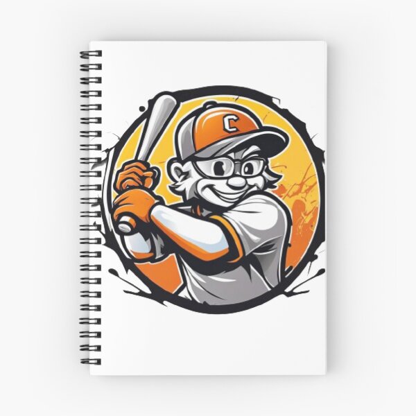 Item preview, Cartoon Character Playing Baseball  designed and sold by HarmonyGuitars.