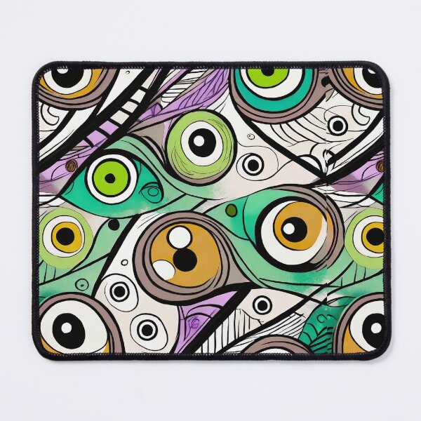 Item preview, Abstract Psychedelic Eyes. Colorful Eyes Pattern designed and sold by FloralZoo.