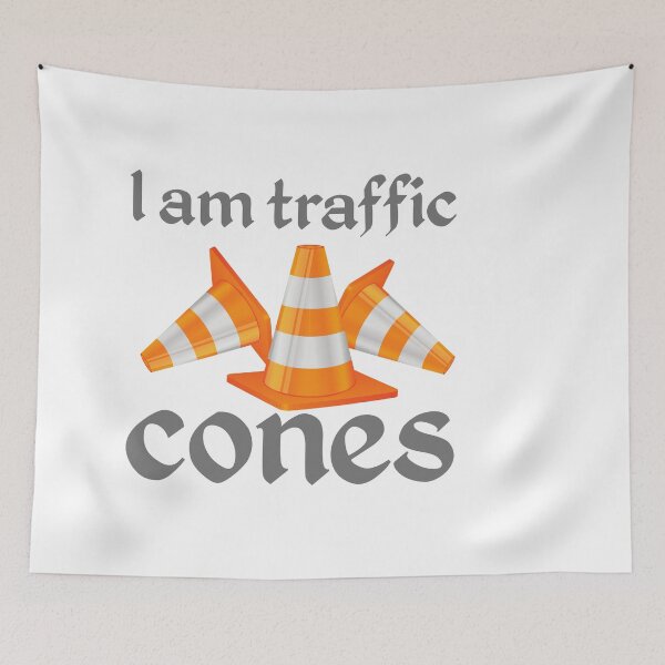 Item preview, Traffic Cone - Orange and White designed and sold by Jemsruk.