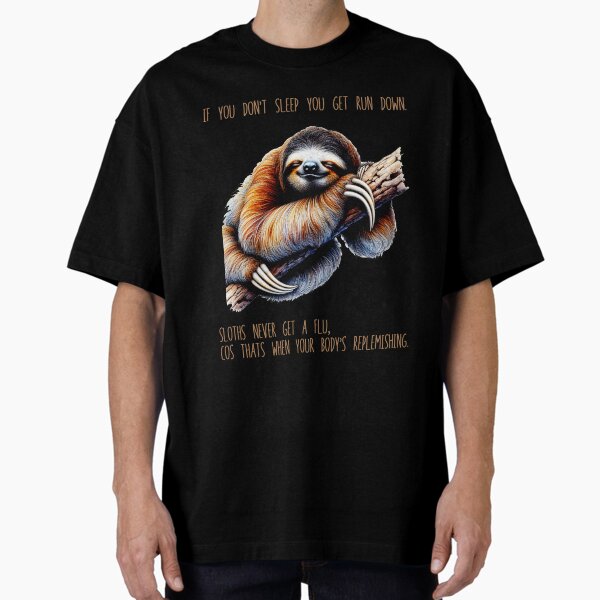 Item preview, Sloth Replemishing, Karl Pilkington inspired design designed and sold by BritRetro.