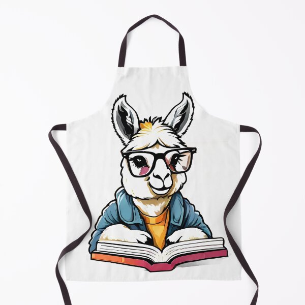 Item preview, Librarian Llama: A Blend of Wisdom and Whimsy designed and sold by Designowner.