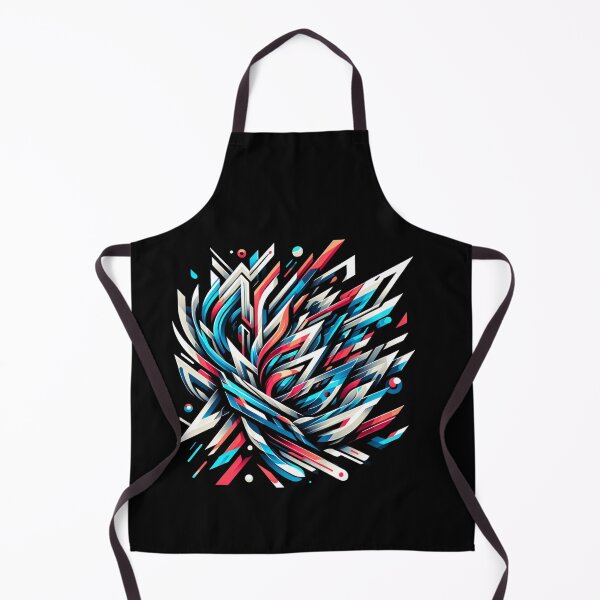 Item preview, Vibrant Abstraction - Dynamic Shapes Art Print designed and sold by ChromaticBlend.