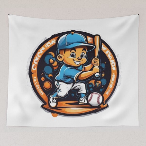 Item preview, Cartoon Charachter Playing Baseball  designed and sold by HarmonyGuitars.
