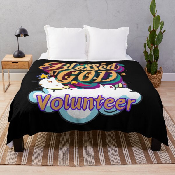 Item preview, BLESSED BY GOD VOLUNTEER designed and sold by carlos crane.