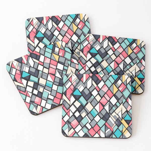 Item preview,  Bright geometric patterns designed and sold by qoaqja.