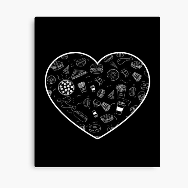 Item preview, Fast Food Heart | Funny Gifts For Fast Food Lovers designed and sold by AgataMaria.