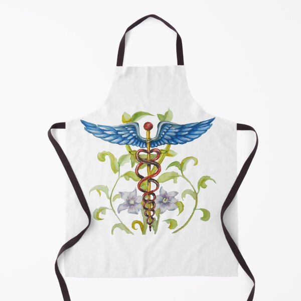 Item preview, A Botanical Caduceus Cutout - Blossoming Health designed and sold by EmeraldeaArt.