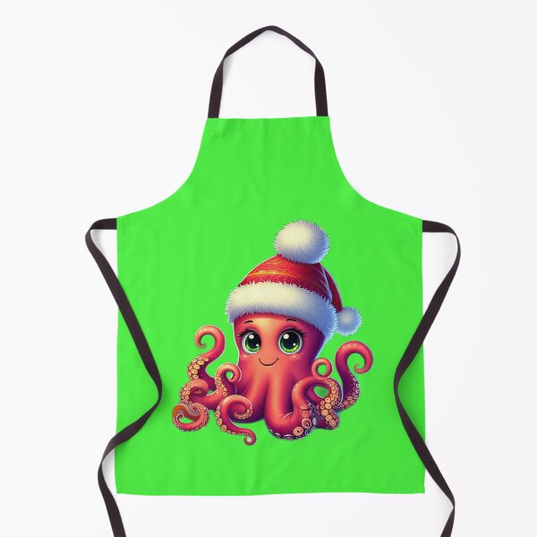 Item preview, Adorable Little Chritmas Octopus designed and sold by DigiDreamyArt.