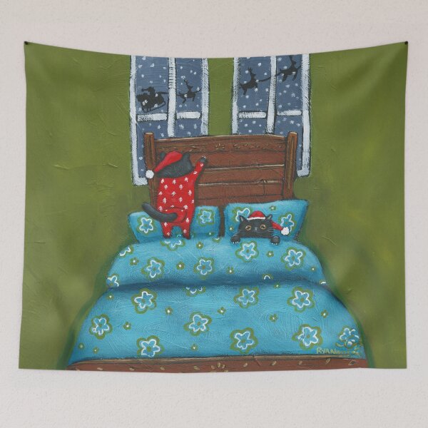 Item preview, Waiting For Santa! designed and sold by KilkennyCat Art.