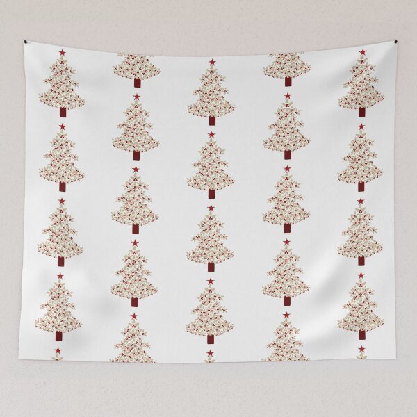 Item preview, Peach Christmas Tree, Christmas Lights Decorations designed and sold by Art Shimmers.