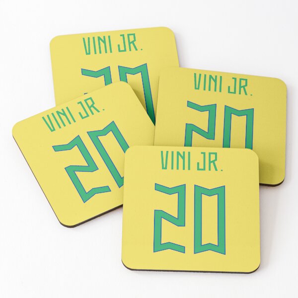 Artikelvorschau, Vini Jr Brasilien Heimtrikot 2023 entworfen und verkauft von Alimator.