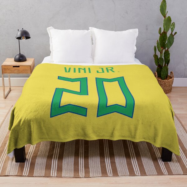 Item preview, Vini Jr Brazil Home Jersey 2023 designed and sold by Alimator.
