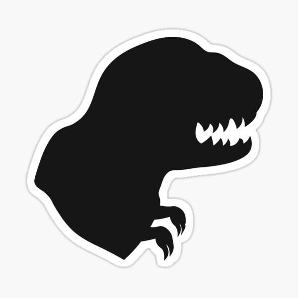 Item preview, T-rex dinosaur silhouette designed and sold by MinmiDesign.