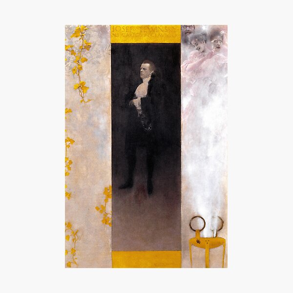 Item preview, Der Hofschauspieler de Gustav Klimt, Josef Lewinsky dans le rôle de Carlos dans Clavigo (1895) designed and sold by BossyCatHome.