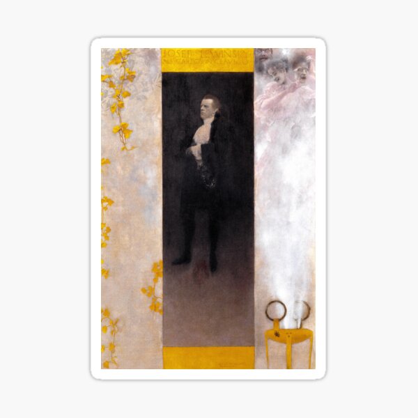 Aperçu de l'œuvre Der Hofschauspieler de Gustav Klimt, Josef Lewinsky dans le rôle de Carlos dans Clavigo (1895) créée et vendue par BossyCatHome.