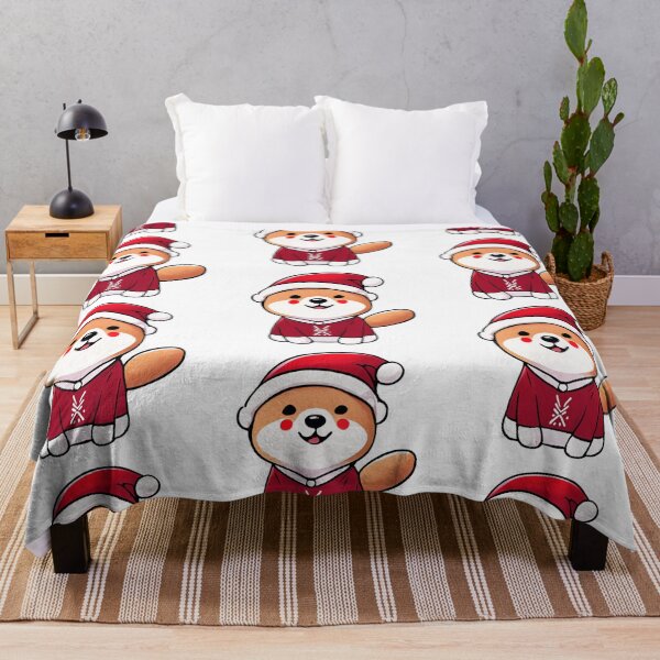 Item preview, CUTE DOG with merry christmas style designed and sold by 123JUST4U.
