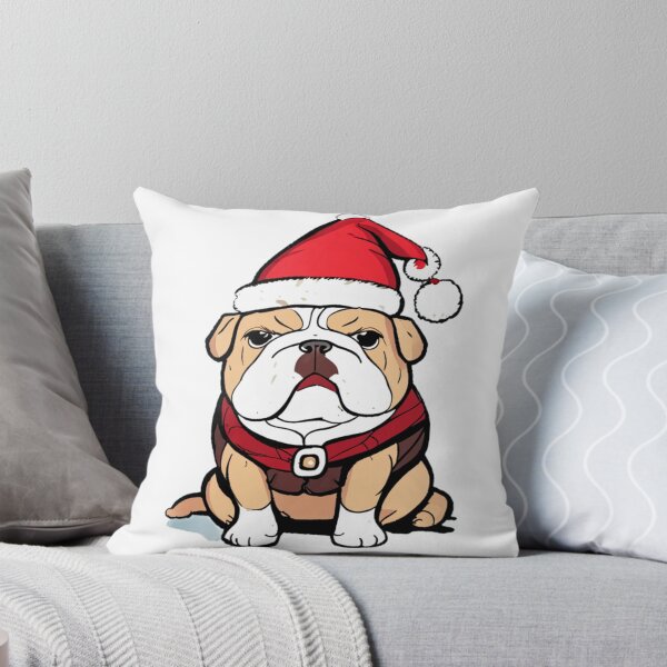 Item preview, CUTE DOG with merry christmas style designed and sold by 123JUST4U.