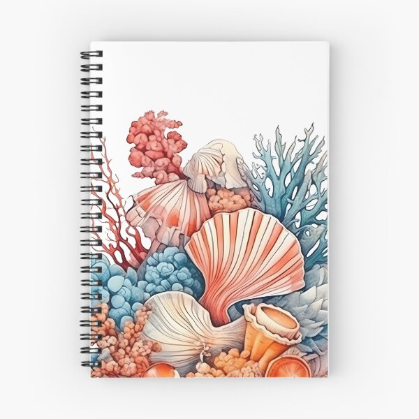 Item preview, Colorful Watercolor Seashells 2 designed and sold by mushizaman.