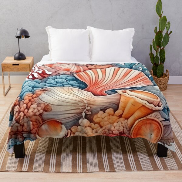 Item preview, Colorful Watercolor Seashells 2 designed and sold by mushizaman.