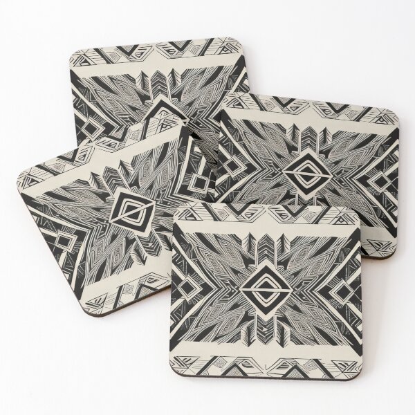 Item preview, Earth, water, air tribal pattern designed and sold by operossa.